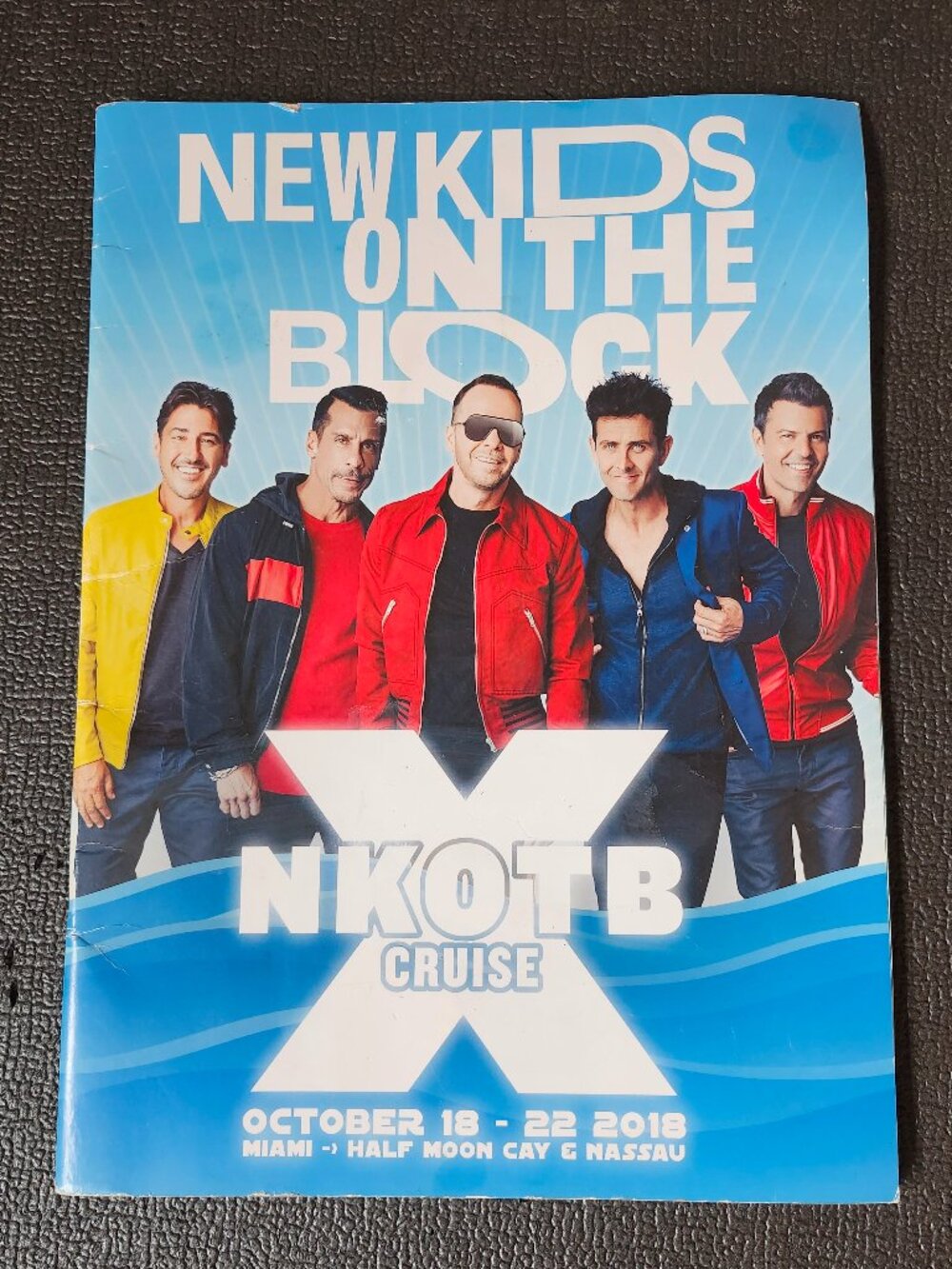NKOTB Cruise Book New Kids on the Block Cruise 2018 Miami Half Moon Cay Nassau
